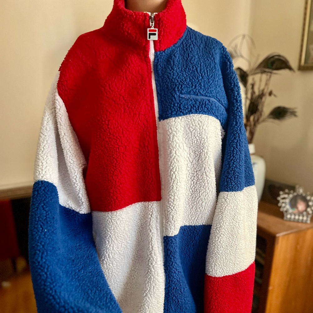 Vintage 90’s FILA Colorblock Fleece Jacket